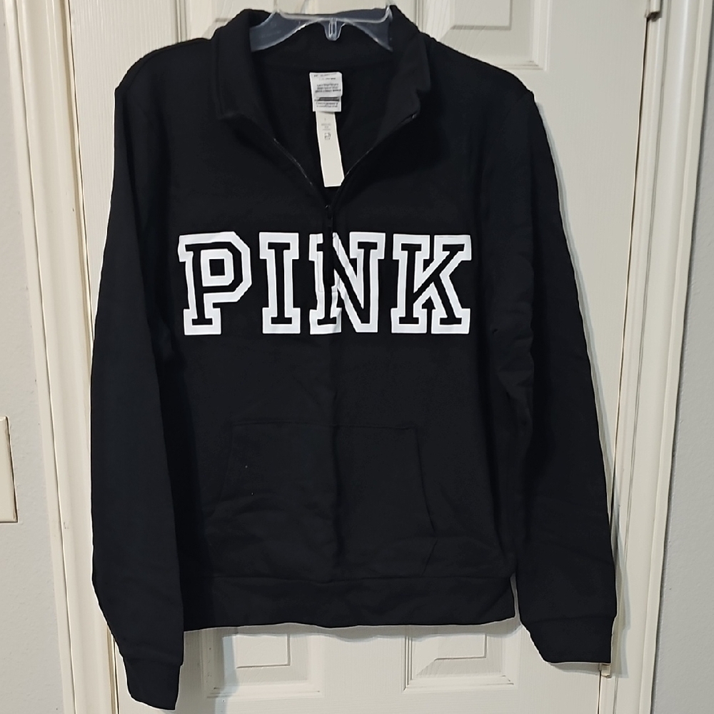 Black PINK Zip-Up Hoodie